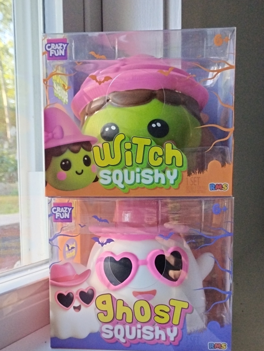 Unopened RMS Ghost And Witch Squishy, Halloween Squishy, RMS Witch